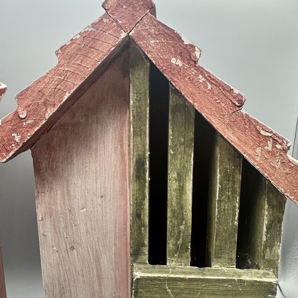 Wooden weathered tealight houses - Picture 3 of 10